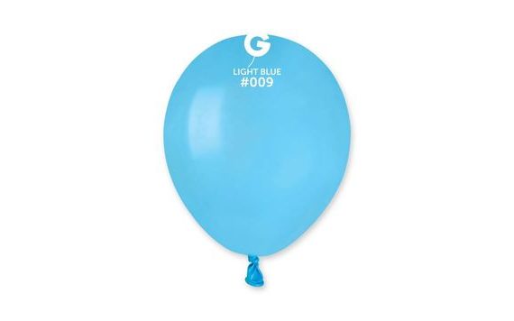 BALÓNKY LATEXOVÉ MINI - 13 CM – SVĚTLE MODRÁ, 1 KS