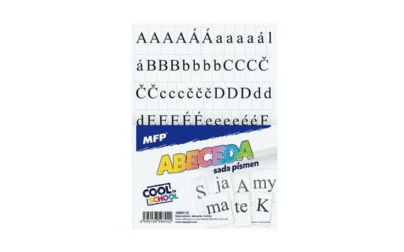 ALPHABET PRINT SET ABECEDA 1050112 (4 SHEETS)