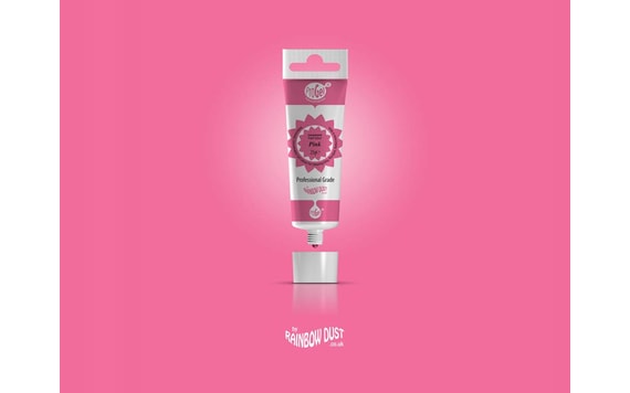 PINK PROGEL - PROFESSIONAL FOOD GEL PAINT IN A TUBE (PINK)