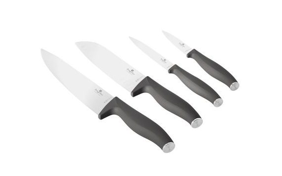 4-PIECE STAINLESS STEEL KNIFE SET ANTRACIT COLLECTION