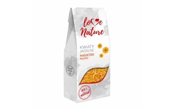 JEDLÉ SUŠENÉ KVĚTY PLÁTKY MĚSÍČKU - 20 G