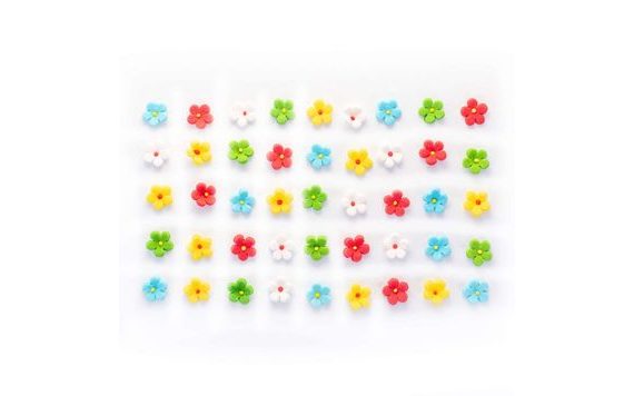 CUKROVÉ KVĚTY JABLONĚ – BAREVNÝ MIX