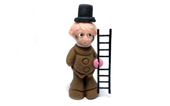 LUCKY CHIMNEY SWEEP - MARZIPAN FIGURINE