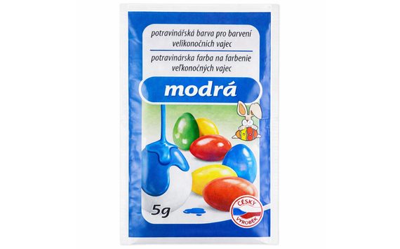 POTRAVINÁŘSKÁ BARVA NA VAJÍČKA MODRÁ 5 G