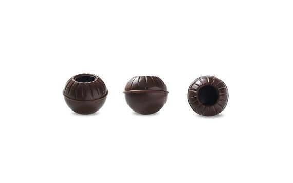 BITTER CHOCOLATE BEADS TRUFFLE DARK TRUFFLE SHELL 20 PCS