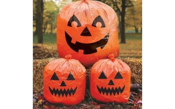 DEKORACE DÝNĚ - PUMPKIN - SÁČKY - 3 KS - HALLOWEEN