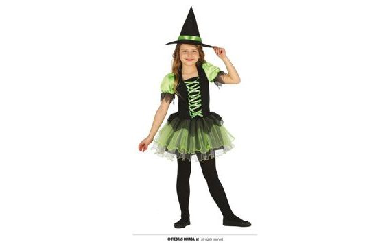 CHILDREN'S WITCH COSTUME - HALLOWEEN - SIZE 10-12 YEARS