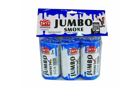 DÝMOVNICE - JUMBO SMOKE - MODRÁ - 3KS - 16/3 TRHACÍ POJISTKA