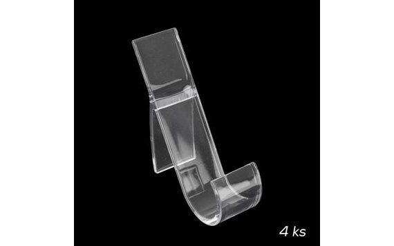 PLASTIC HOOKS FOR BATHROOM RADIATOR - SET OF 4