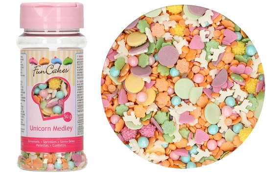 FUNCAKES SPRINKLE MEDLEY -UNICORN- 50G