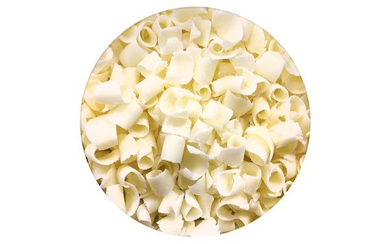 WHITE MINI CURLS - CHOCOLATE SHAVINGS 50 G