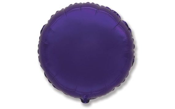 FÓLIÁS LÉGGÖMB 45 CM - KEREK LILA