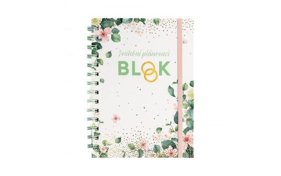 SVATEBNÍ PLÁNOVACÍ BLOK - 80 STRÁNEK - SVATBA