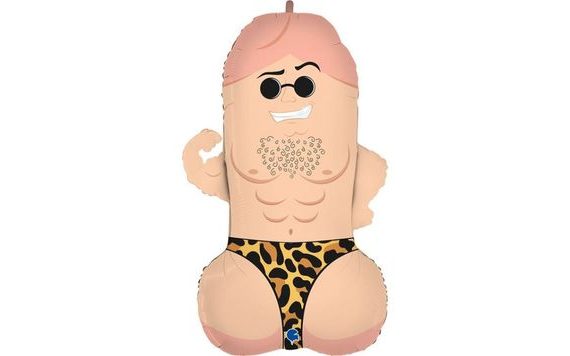 FOLIOVÝ BALÓNEK PENIS - ROZLUČKA SE SVOBODOU - 79 CM