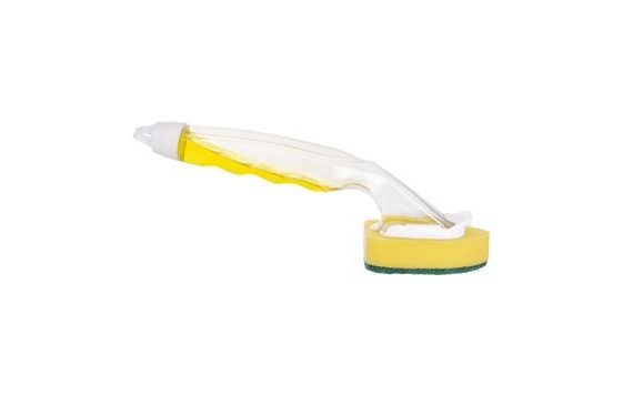 DISH SPONGE WITH DISPENSER