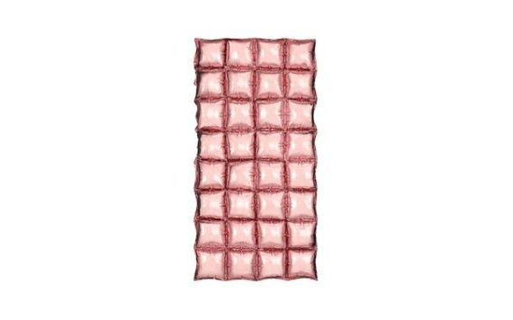 FÓLIOVÝ BALÓNKOVÝ ZÁVĚS - FOTOPOZADÍ - ROSEGOLD - 72 X 143 CM