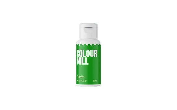 EDIBLE FOOD COLOUR OIL BLEND GREEN 20 ML