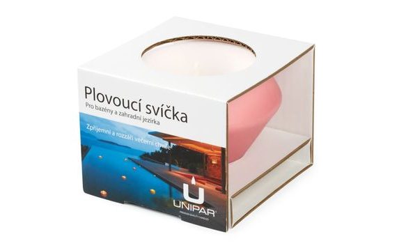 PLÁVAJÚCA BAZÉNOVÁ SVIEČKA - FIALOVÁ