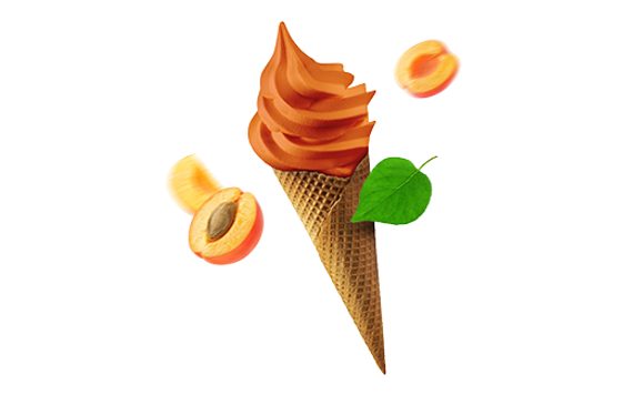 APRICOT ICE CREAM MIX FROM OPOČNO MIXAR EXTRA APRICOT - 2 KG