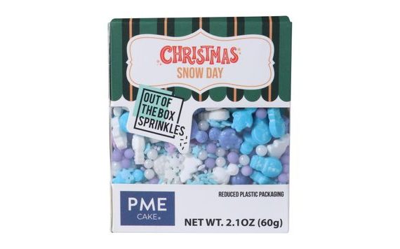 VIANOČNÝ POSYP "OUT OF THE BOX" - SNEHOVÝ DEŇ (60G)