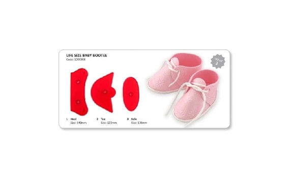 LIFE SIZE BABY BOOTEE SET