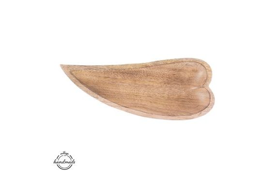 SERVÍROVACÍ TÁC MANGO SRDCE 38X15,5 CM