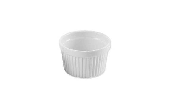 WHITE BAKING DISH 9X5.5 CM