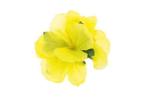 HAWAIIAN HAIR CLIP, HAWAII - YELLOW