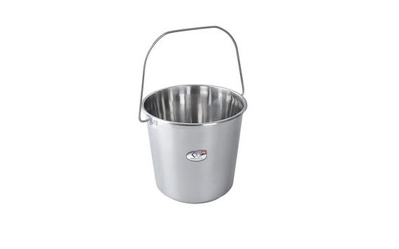 STAINLESS STEEL BUCKET 12 L