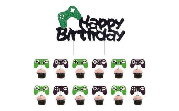 CAKE AND CUPCAKE TOPPER - GAME - CAKESICQ