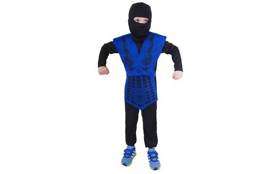 CHILDREN'S BLUE NINJA COSTUME (S)
