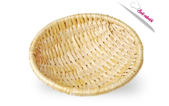 BASKET WOVEN ROUND 0.75 - 1 KG (ROTANG BOWL FOR BREAD DOUGH RAISING)