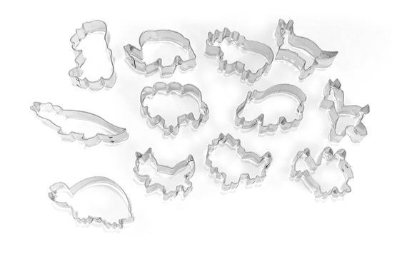 SET OF DOUGH CUTTERS - ANIMAL ZOO