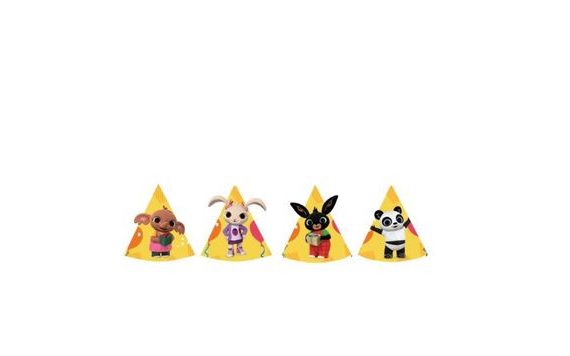 BING PARTY HATS - 16 CM - 8 PCS
