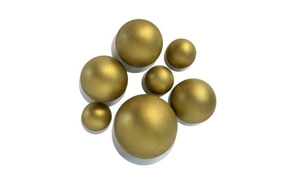 EXTRA-LARGE CHOCOLATE BALLS – GOLD