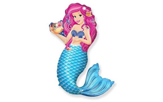 MERMAID FOIL BALLOON 96CM