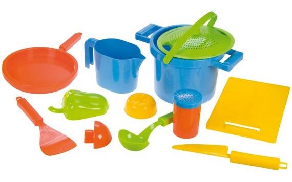 SAND COOKING SET, 12 PIECES