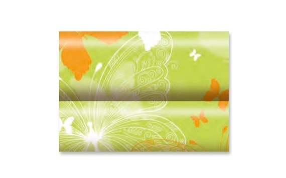 TRANSFER FOIL - GREEN BUTTERFLY