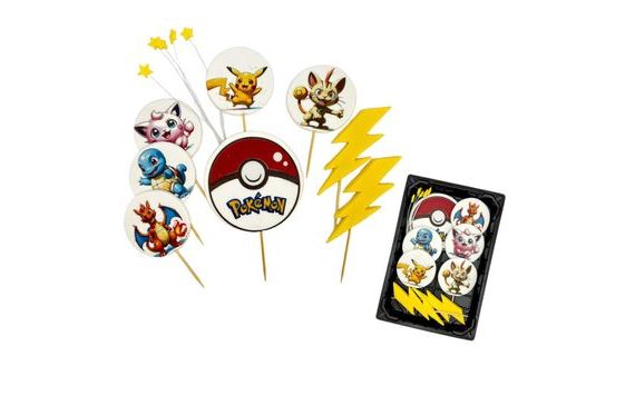 CUKROVÁ DEKORÁCIA NA TORTU POKÉMON