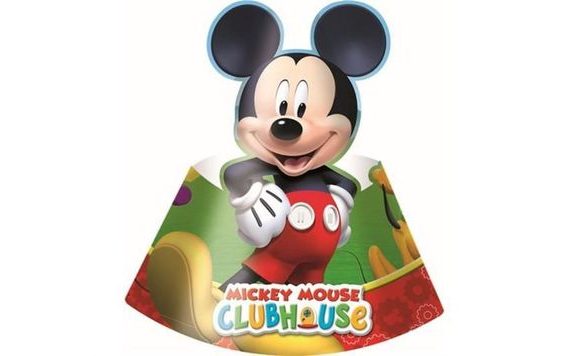 KLOBOUČKY MICKEY 6 KS