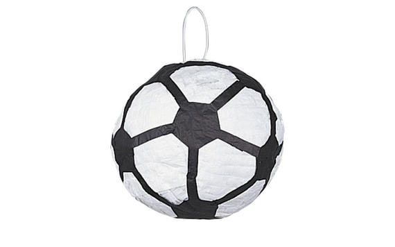 PIÑATA FOOTBALL BALL - 25 X 25 X 25 CM - BREAKABLE