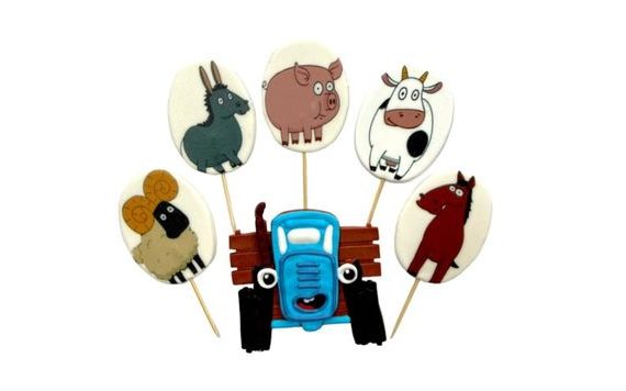 TRACTOR AND ANIMALS