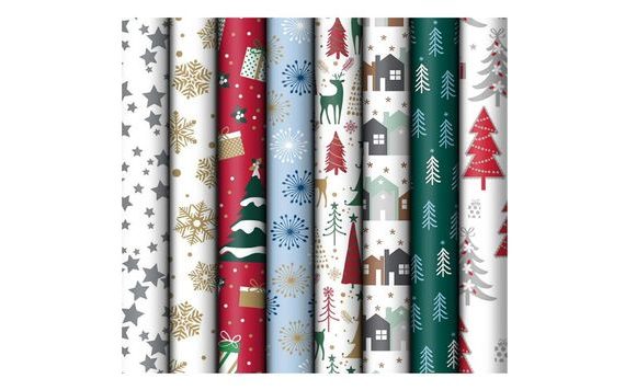 CHRISTMAS WRAPPING PAPER ROLL 200×70 MIX