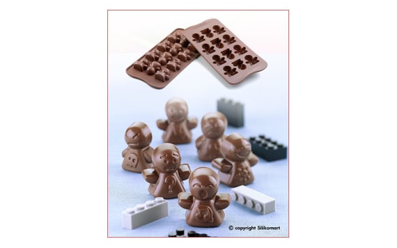 SILICONE CHOCOLATE MOULDS ON A SHEET - CHARACTERS (MOULD MOOD)