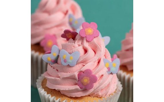 CUKORDEKOR PILLANGÓK ÉS VIRÁGOK (PME) – 25 G