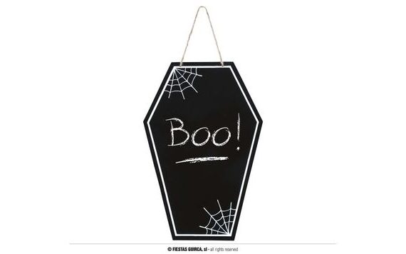 TOMBSTONE - CHALKBOARD GRAVE MARKER 40 X 27 CM - HALLOWEEN - 2 VARIANTS