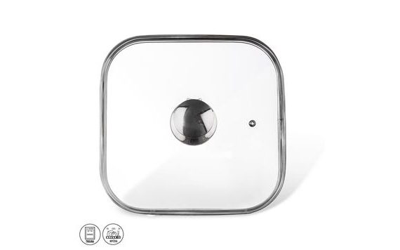ORION GLASS LID WITH STAINLESS STEEL HANDLE FOR GRANDE 112969