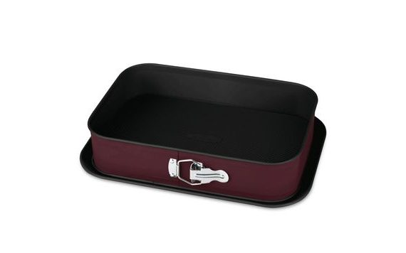 BERLINGERHAUS SQUARE CAKE TIN WITH TITANIUM COATING 39X27 CM LEONARDO COLLECTION BH-7941