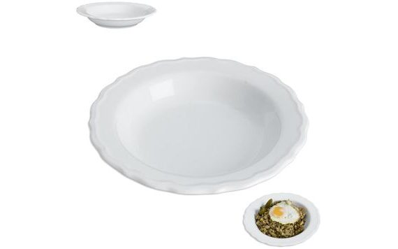 DEEP CERAMIC PLATE JULIET 23CM