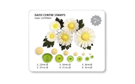 VIRÁGKÖZPONTOK HALMAZA (DAISY CENTER STAMPS)